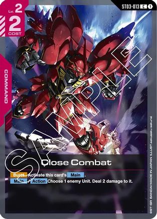 Close Combat ST03-013/undefined - Starter Deck 03 Zeons Rush