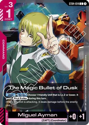 The Magic Bullet of Dusk ST04-014/undefined - Starter Deck 04 SEED Strike