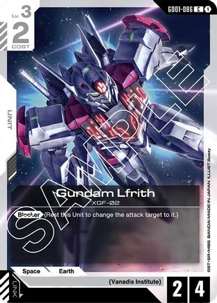 Gundam Lfrith GD01-086/undefined - Newtype Rising