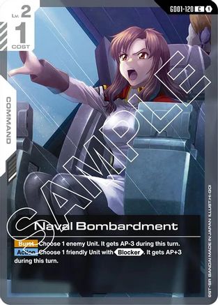 Naval Bombardment GD01-120/undefined - Newtype Rising