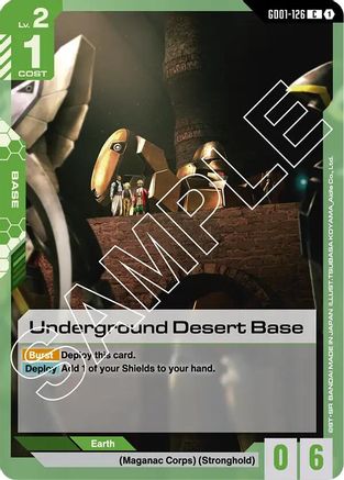Underground Desert Base GD01-126/undefined - Newtype Rising
