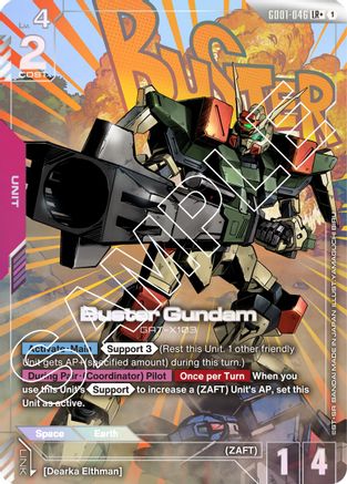 Buster Gundam (LR+) GD01-046/undefined - Newtype Rising Holofoil