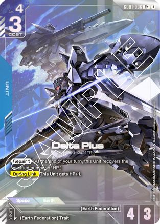 Delta Plus (R+) GD01-006/undefined - Newtype Rising Holofoil