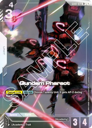 Gundam Pharact (R+) GD01-071/undefined - Newtype Rising Holofoil
