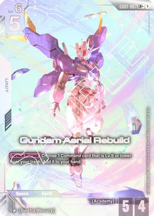 Gundam Aerial Rebuild (LR+) GD01-067/undefined - Newtype Rising Holofoil
