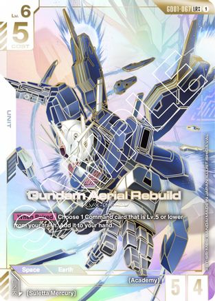 Gundam Aerial Rebuild (LR++) GD01-067/undefined - Newtype Rising Holofoil