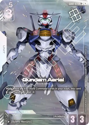 Gundam Aerial (Store Tournament Winner Pack 01) GD01-070/undefined - Gundam Promotional Cards Holofoil