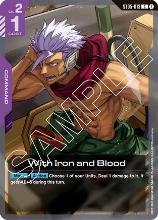 With Iron and Blood ST05-013/undefined - Starter Deck 05 Iron Bloom