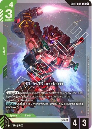 Red Gundam ST06-005/undefined - Starter Deck 06 Clan Unity Holofoil
