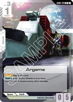Argama GD02-129/undefined - Dual Impact Holofoil