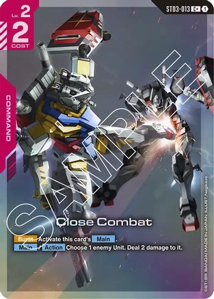 Close Combat (C+) ST03-013/undefined - Starter Deck 06 Clan Unity Holofoil