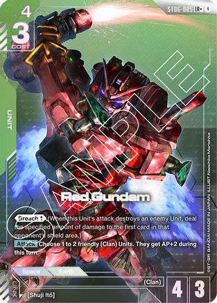 Red Gundam (LR+) ST06-005/undefined - Starter Deck 06 Clan Unity Holofoil