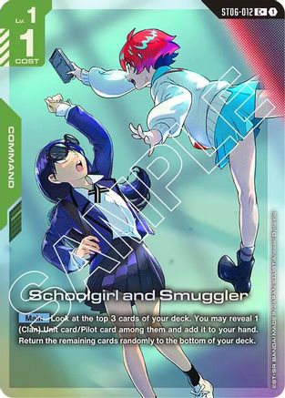 Schoolgirl and Smuggler (C+) ST06-012/undefined - Starter Deck 06 Clan Unity Holofoil