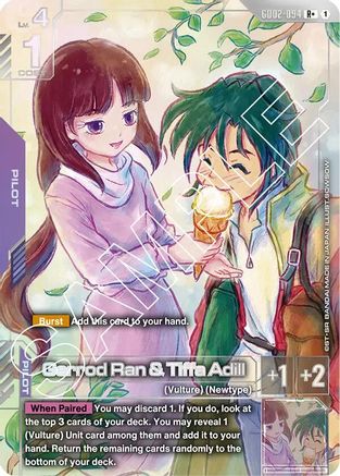 Garrod Ran & Tiffa Adill (R+) GD02-094/undefined - Dual Impact Holofoil