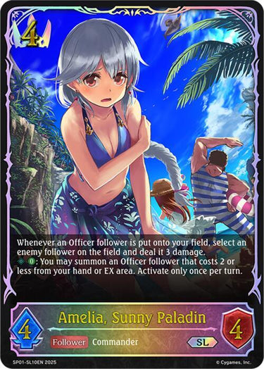 Amelia, Sunny Paladin (SL) - SP01: Seaside Memories (SP01)