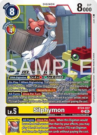 Silphymon (BT24-037) - Time Stranger Foil