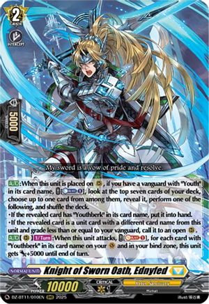 Knight of Sworn Oath, Ednyfed (DZ-BT11: SYMPHONY OF MIGHT & BLOOM)