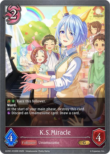 K.S.Miracle - P22EN (Foil) - ECP01: Umamusume: Pretty Derby (ECP01)