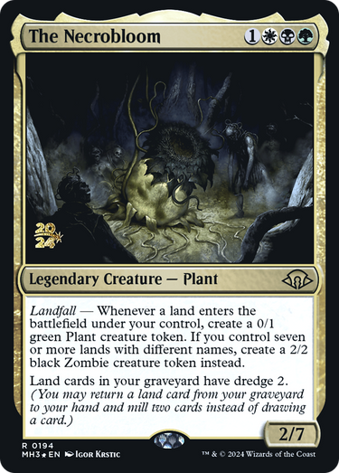 The Necrobloom (PRE-194) - Modern Horizons 3 Promos Foil