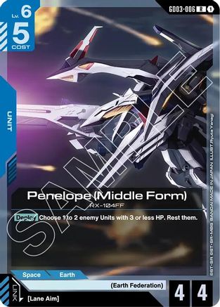 Penelope (Middle Form) GD03-006/undefined - Steel Requiem Holofoil
