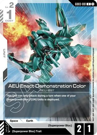 AEU Enact Demonstration Color GD03-081/undefined - Steel Requiem