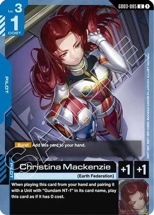 Christina Mackenzie GD03-085/undefined - Steel Requiem