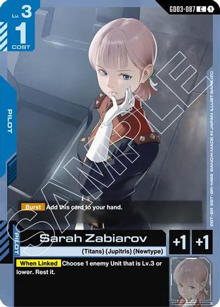 Sarah Zabiarov GD03-087/undefined - Steel Requiem