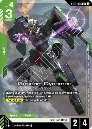 Gundam Dynames (LR) ST07-005/undefined - Starter Deck 07 Celestial Drive Holofoil