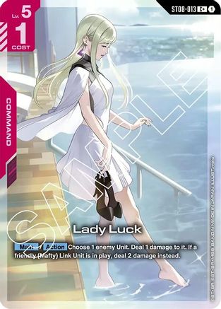 Lady Luck (C+) ST08-013/undefined - Starter Deck 08 Flash of Radiance Holofoil