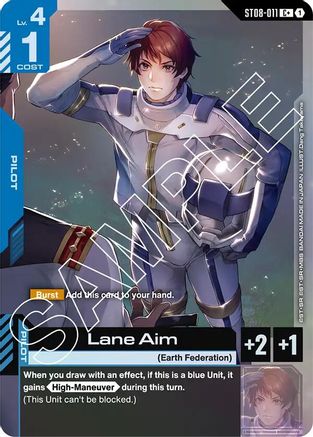 Lane Aim (C+) ST08-011/undefined - Starter Deck 08 Flash of Radiance Holofoil