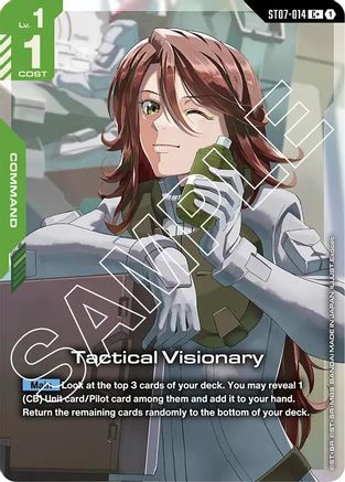 Tactical Visionary (C+) ST07-014/undefined - Starter Deck 07 Celestial Drive Holofoil