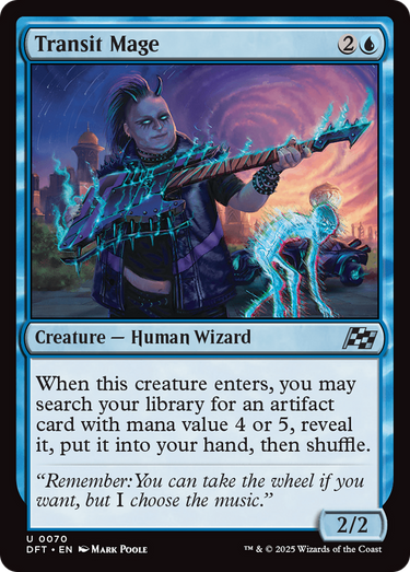 Transit Mage (DFT-070) - Aetherdrift Foil