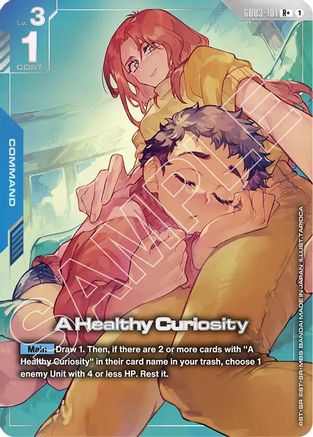 A Healthy Curiosity (R+) GD03-101/undefined - Steel Requiem Holofoil