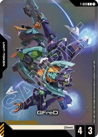 GFreD (T-020) (Premium Card Collection Gundam Assemble) T-020/undefined - Gundam Promotional Cards Holofoil