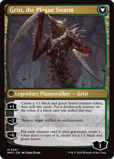 Grist, Voracious Larva (MH3-251) - Modern Horizons 3 Foil
