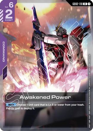 Awakened Power GD02-110/undefined - Starter Deck 09 Destiny Ignition Holofoil