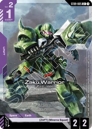 Zaku Warrior (C+) ST09-005/undefined - Starter Deck 09 Destiny Ignition Holofoil