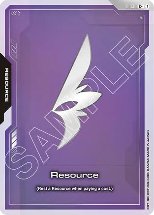 Resource (R-030) (C+) R-030/undefined - Starter Deck 09 Destiny Ignition Holofoil
