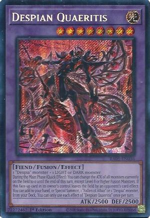 Despian Quaeritis (Secret Rare) (RA05-EN036) - Rarity Collection 5 1st Edition