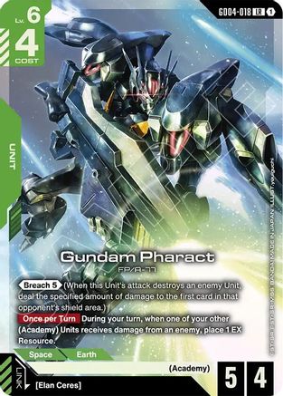 Gundam Pharact GD04-018/undefined - Phantom Aria Holofoil