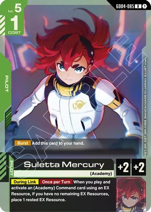 Suletta Mercury GD04-085/undefined - Phantom Aria Holofoil