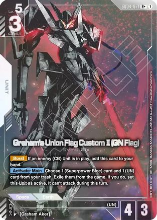 Graham's Union Flag Custom II (GN Flag) (R+) GD04-071/undefined - Phantom Aria Holofoil