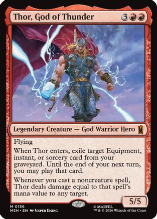 Thor, God of Thunder (MSH-156) - Marvel Super Heroes