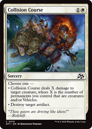 Collision Course (DFT-010) - Aetherdrift Foil