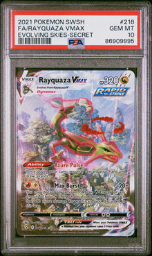 Rayquaza VMAX Alt Art #218 PSA 10