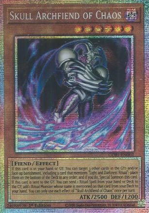Skull Archfiend of Chaos (Starlight Rare) (CORI-EN002) - Chaos Origins 1st Edition