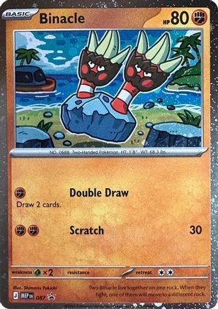 Binacle - 087 (Cosmos Holo) 87 - ME Mega Evolution Promo Holofoil