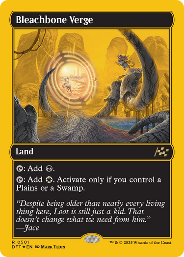 Bleachbone Verge (First-Place Foil) (DFT-501) - Aetherdrift Foil