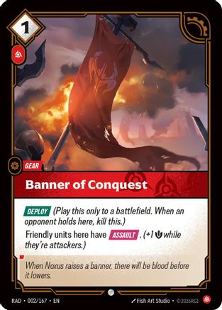 Banner of Conquest (002/167) - Radiance Foil