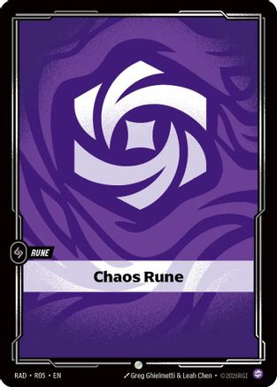 Chaos Rune (R05) - Radiance Foil